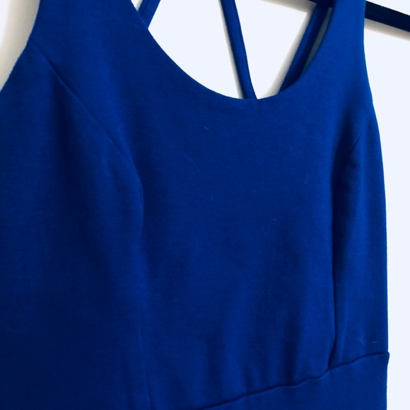 SOLEMIO// EUC royal blue dress bodycon - Picture 2 of 5